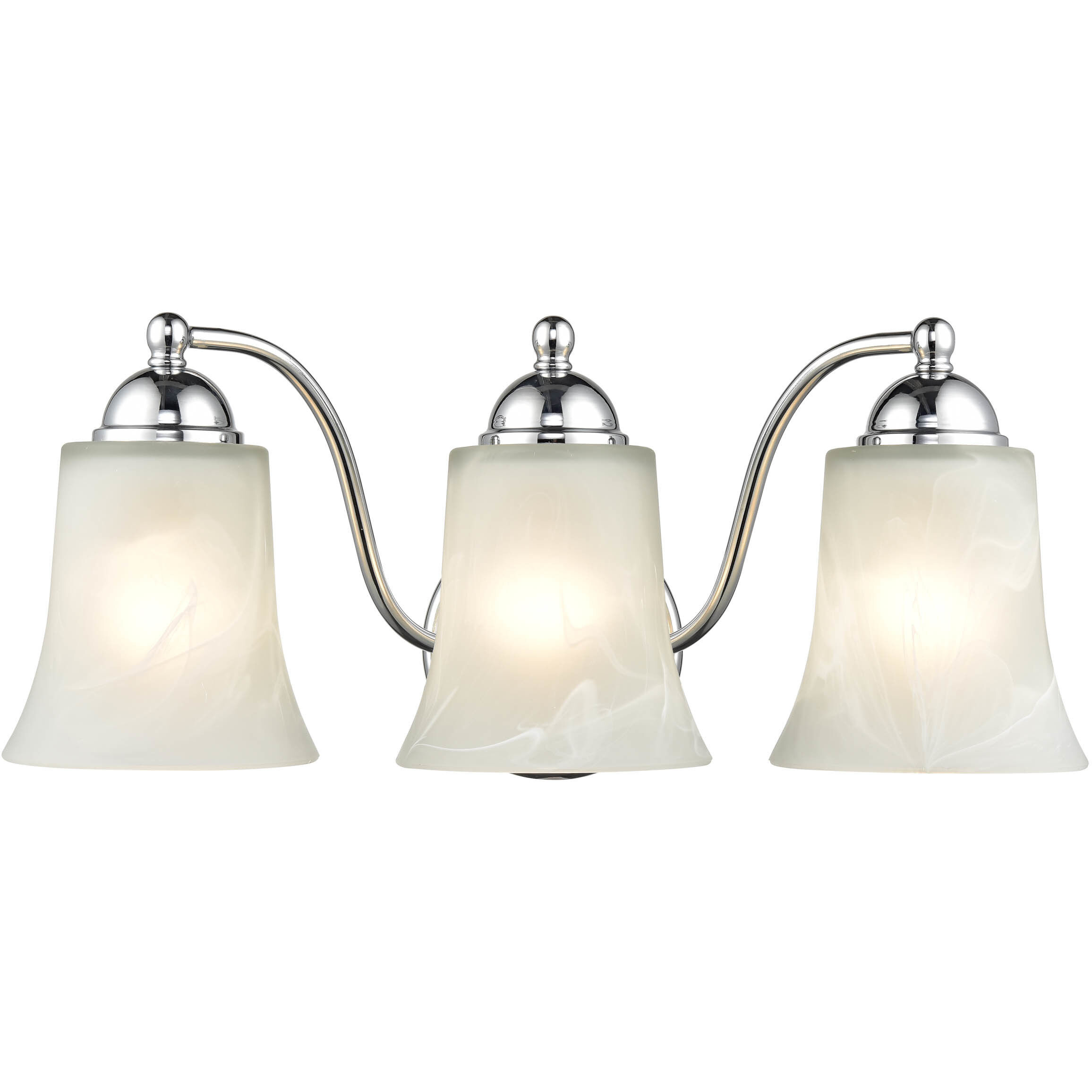 Abelia 3 Light 18 inch Chrome Bathroom Vanity Light Wall Light